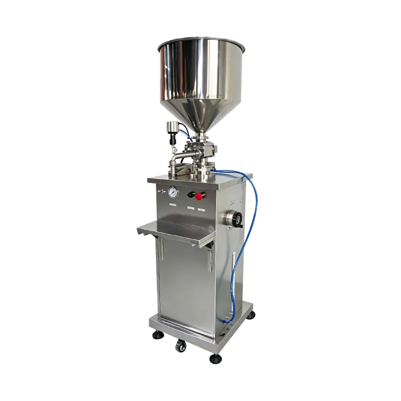 Volledige pneumatische zuigervulmachine met één kop voor cosmetische crème