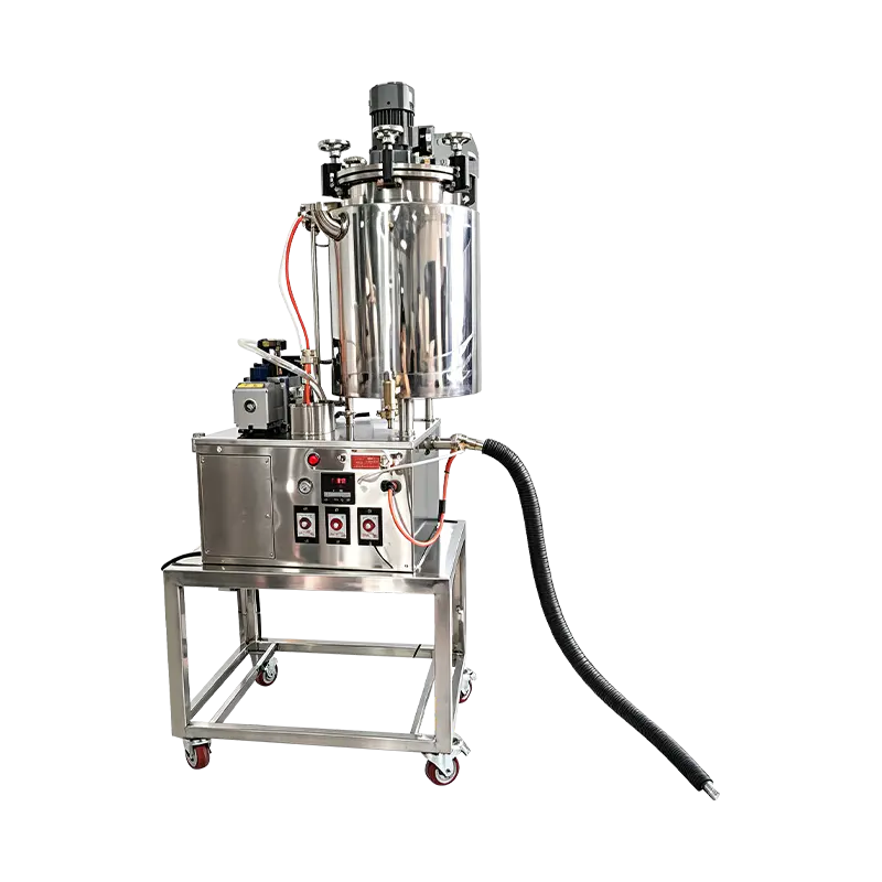 Halfautomatische verwarmde vacuümvulmachine voor cosmetische mascara