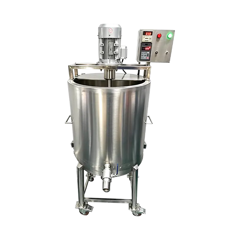 Cosmetische wassmelttank van 50 kg met roerder met variabele snelheid