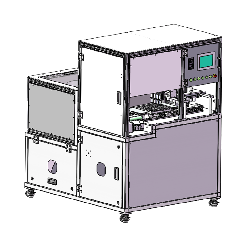 Volautomatische cosmetische aluminium panlaad- en voermachine